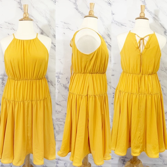 Lane Bryant Dresses & Skirts - 6th & Lane Yellow Tiered Dress Lane Bryant 14